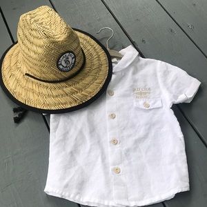 Binky Bro “Barney” Straw Hat x Infant